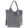 Dámská kabelka shopper bag Vittoria Gotti šedá VPOS9